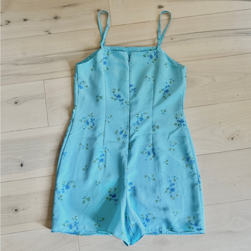 Y2K Express Floral Skort Mini Dress Romper 3/4 - Picture 15 of 15